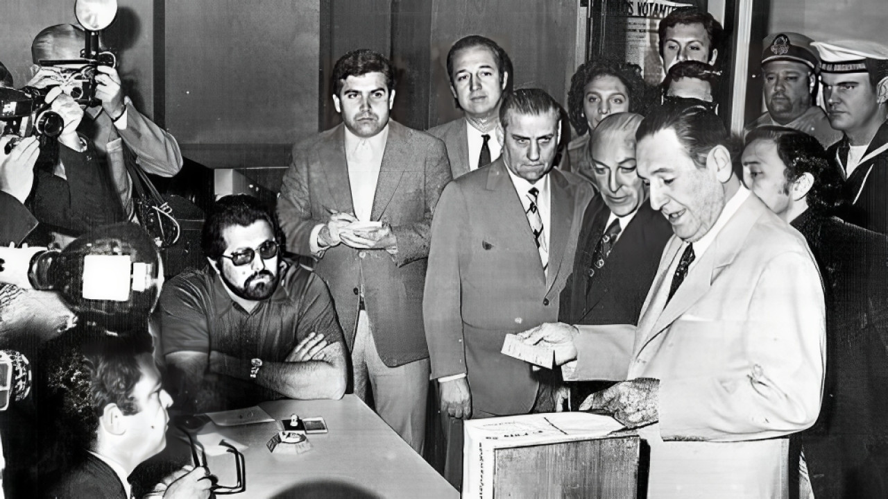 En las elecciones de 1973, Juan Domingo Perón ganó las elecciones por tercera vez. Foto: Archivo.