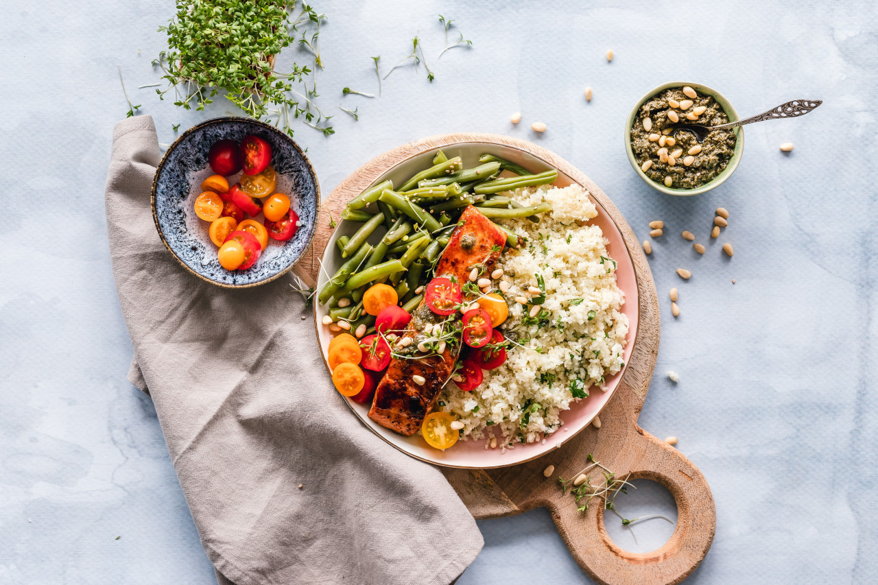 Comida sana. Foto Unsplash.