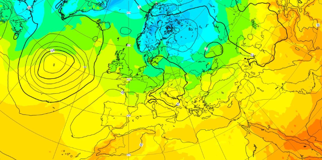 GraphCast puede medir la temperatura y el geopotencial a varios niveles de presión. Foto: ECMWF.