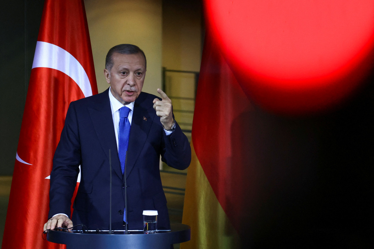 Recep Tayyip Erdogan, presidente de Turquía. Foto: REUTERS.