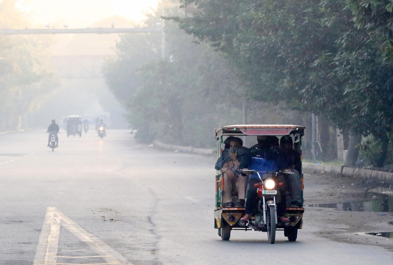 Smog en Pakistán. Foto: EFE.