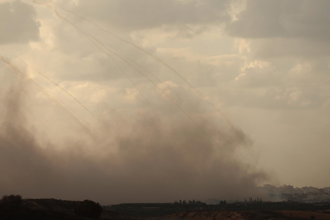 Bombardeos en hospital Indonesio en Gaza. Foto: EFE.