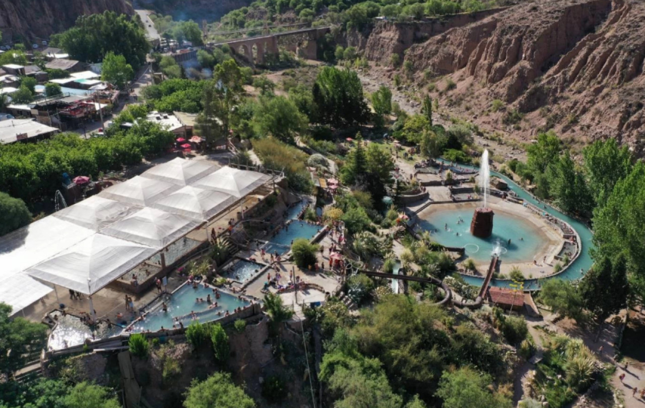 Termas de Cacheuta, Mendoza. Foto: NA.