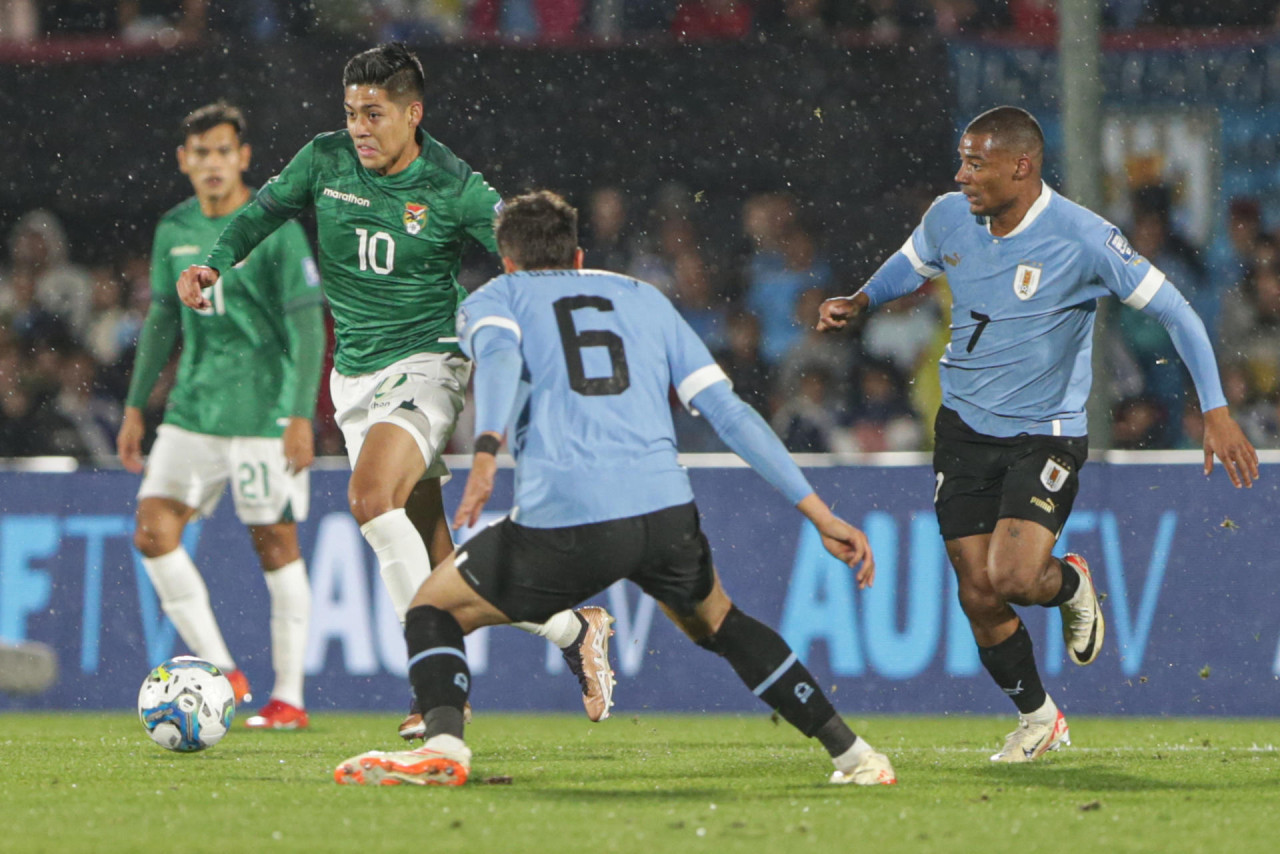 Uruguay vs Bolivia. Foto: EFE