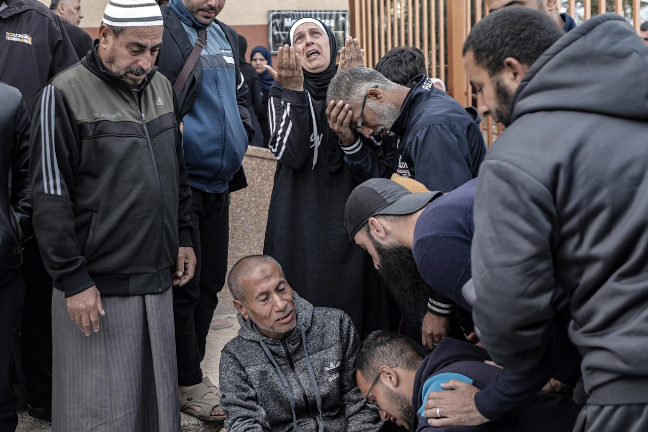 Funeral en Gaza. Foto: EFE.