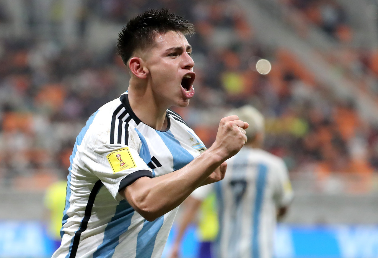 Mundial Sub 17 de Indonesia 2023, Argentina vs. Brasil. Foto: EFE.