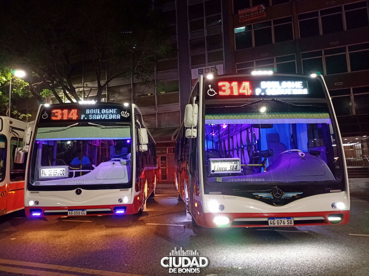 Las líneas del 200 en adelante se ven afectadas por la medida de fuerza. Foto: Twitter Ciudaddebondis.