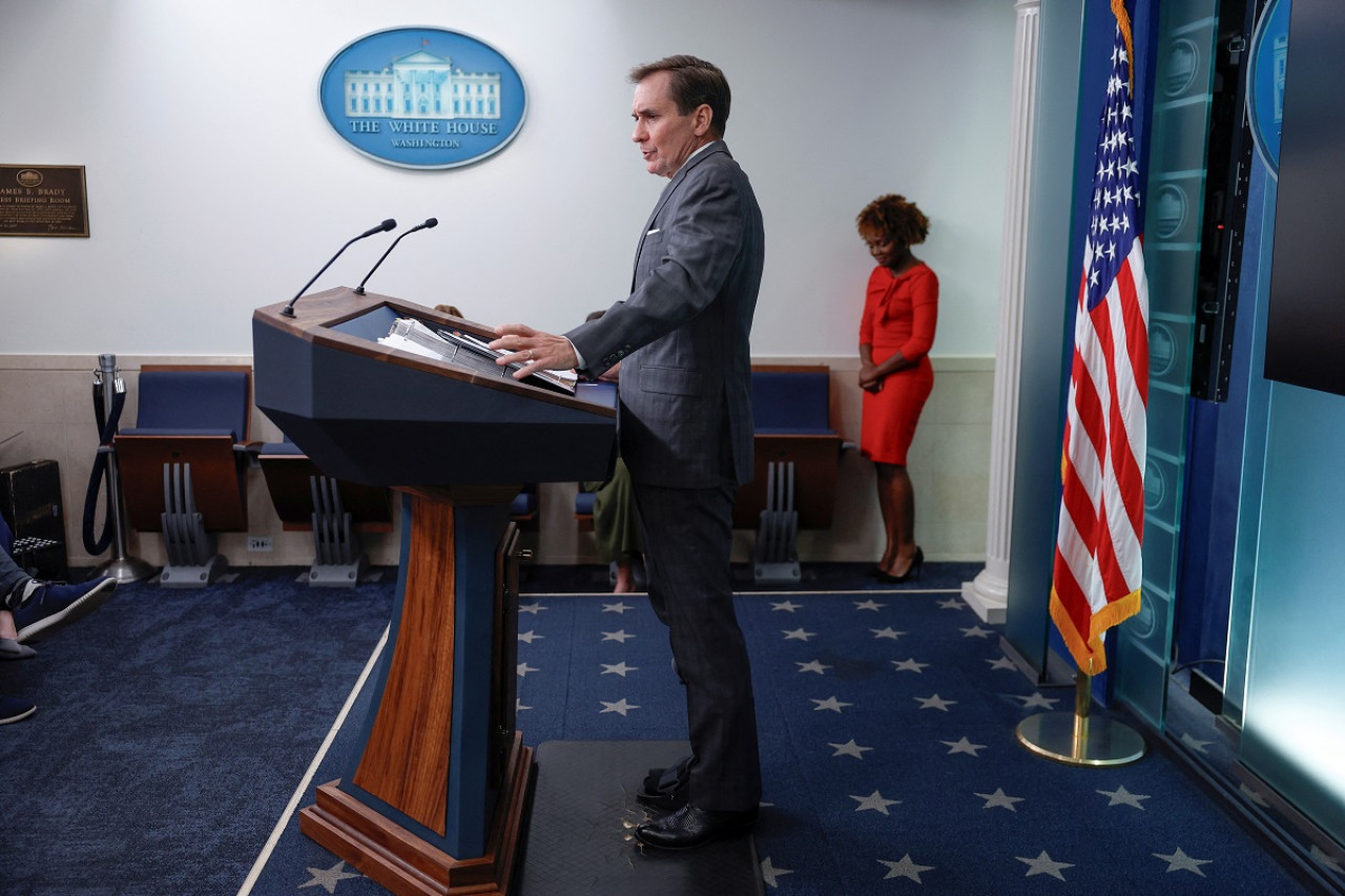 John Kirby, portavoz del Consejo de Seguridad Nacional de la Casa Blanca. Foto: Reuters.