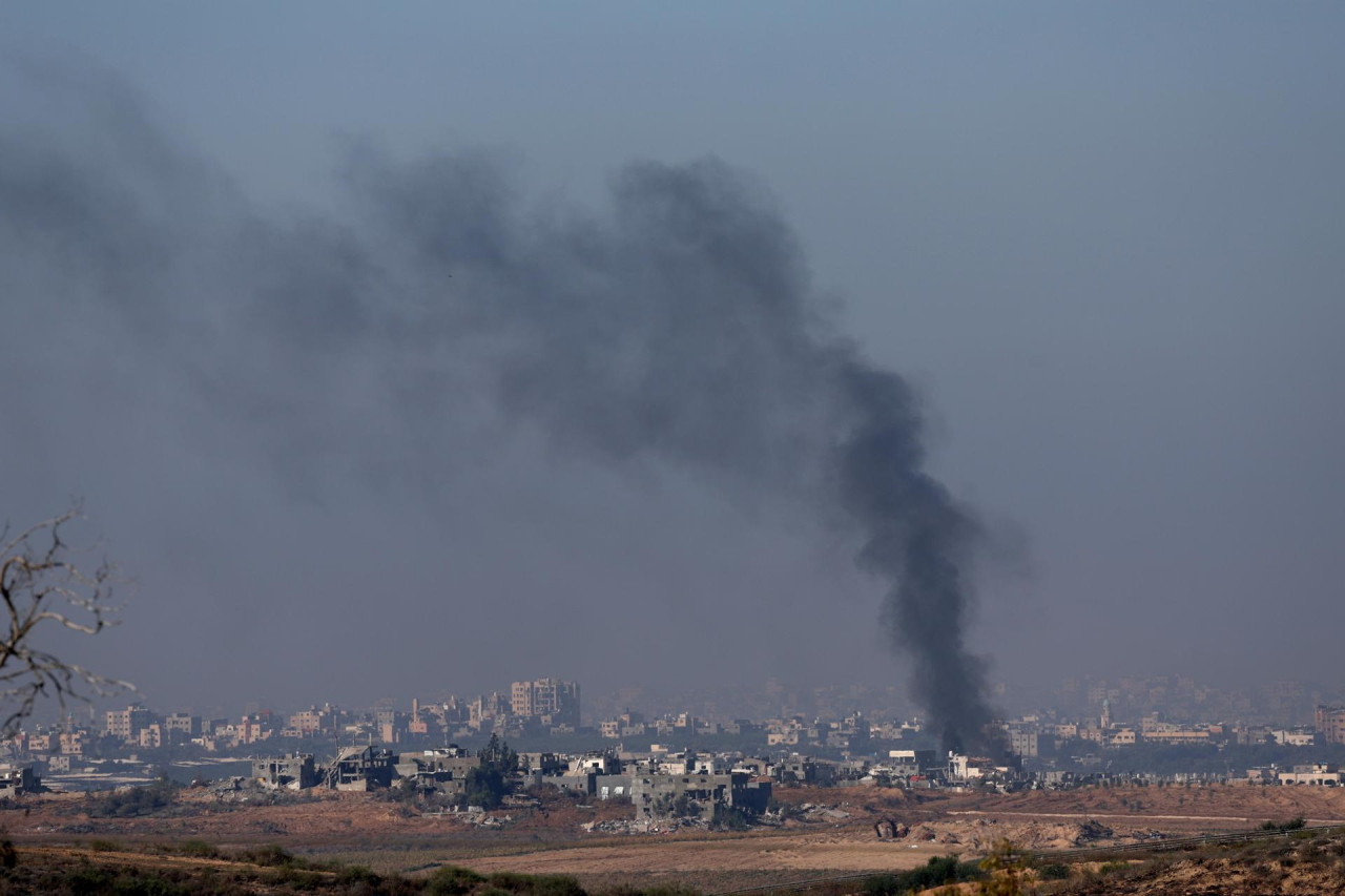 Nuevos bombardeos contra Gaza. Foto: EFE.