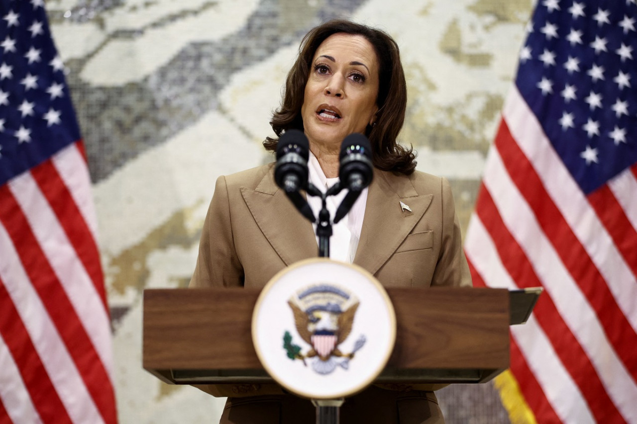 Kamala Harris, vicepresidente de Estados Unidos. Foto: Reuters.