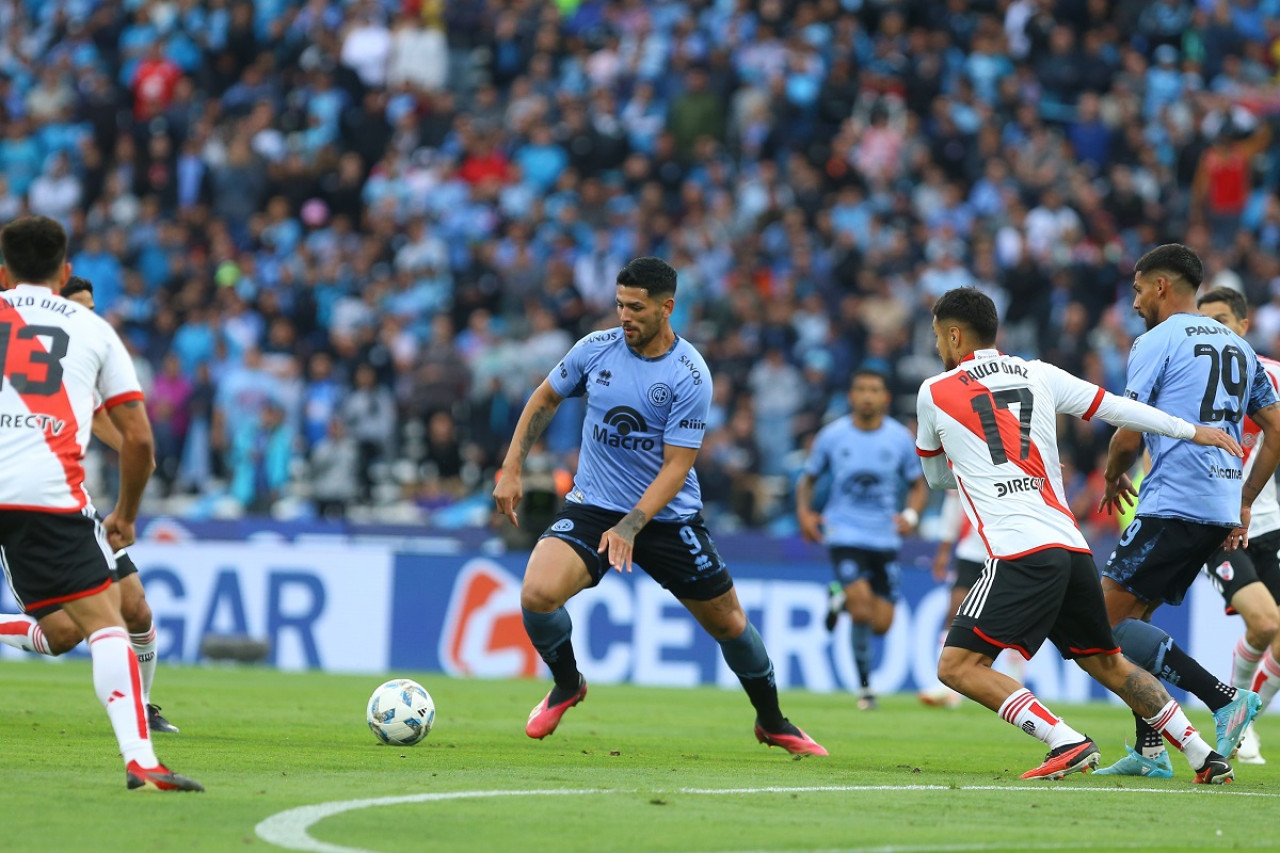 River Plate vs. Belgrano; Copa de la Liga. Foto: X @Belgrano.