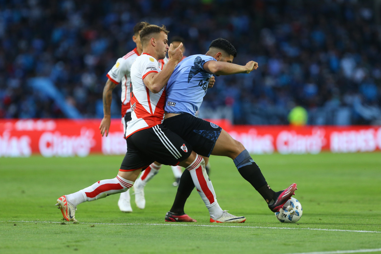 Lucas Passerini; River Plate vs. Belgrano; Copa de la Liga. Foto: X @Belgrano.