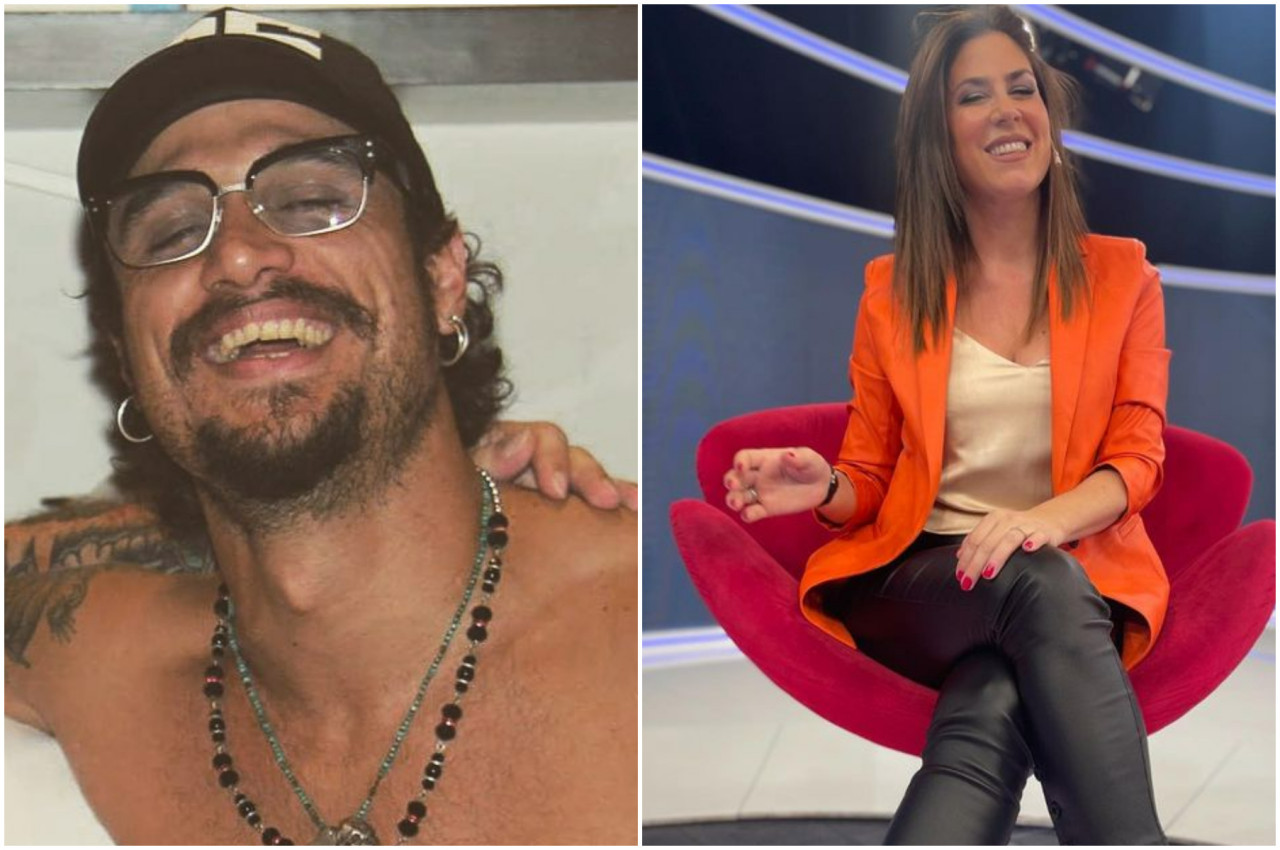 Daniel Osvaldo y Daniela Ballester. Fotos: Instagram.