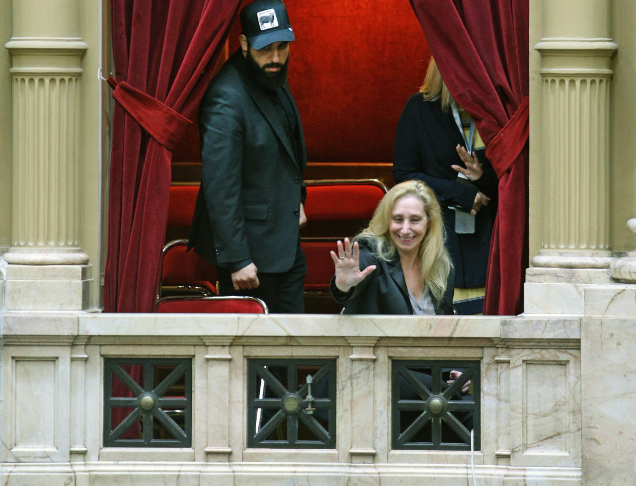 Karina Milei en el Congreso. Foto: NA.