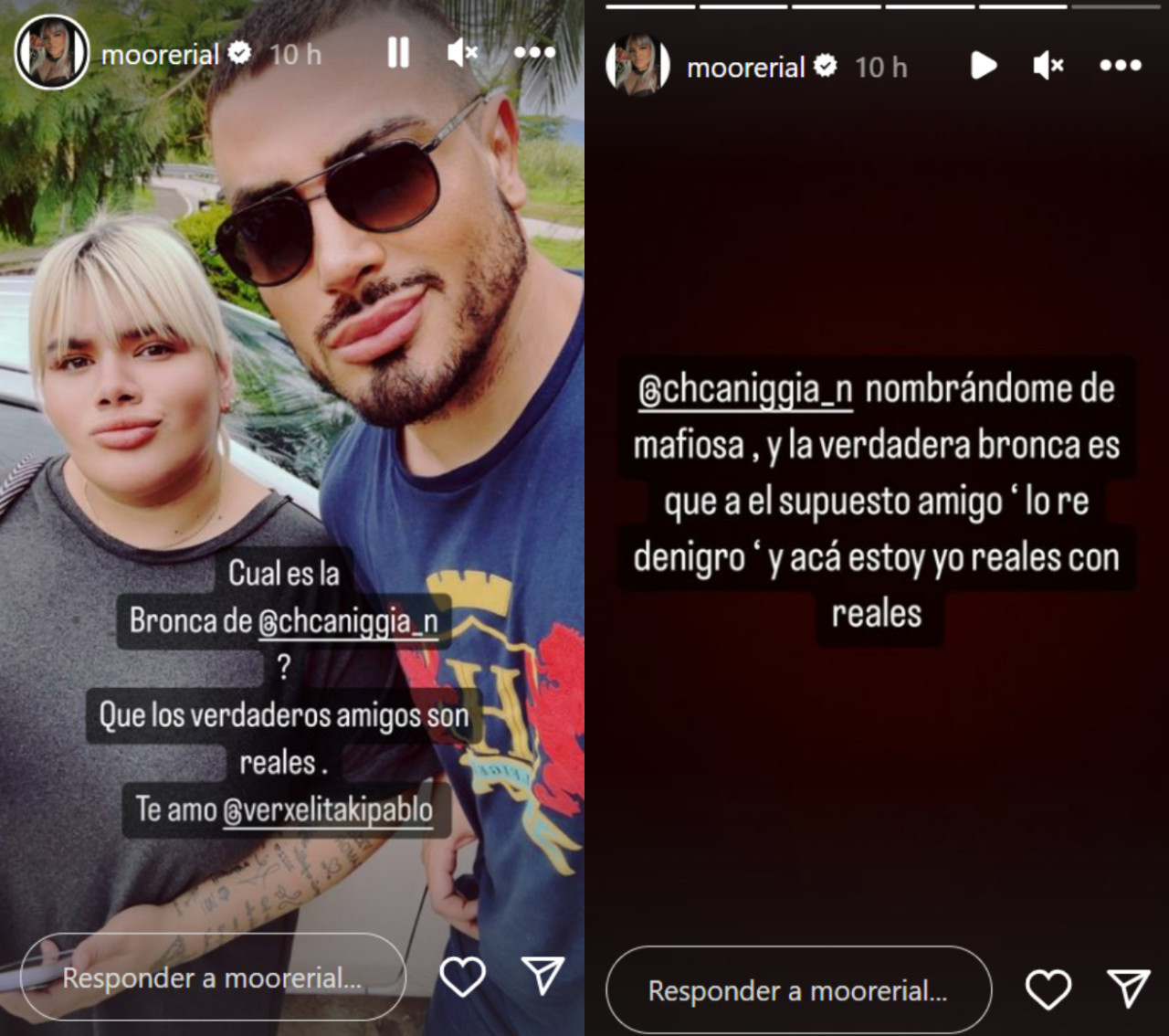 More Rial enfrentó a Charlotte Caniggia por sus dichos. Foto: Instagram.