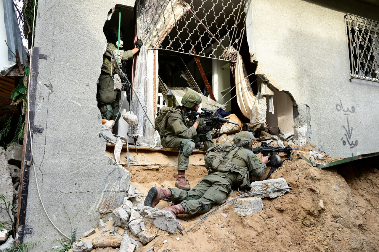 Ataques israelíes en Gaza. Foto: Reuters.