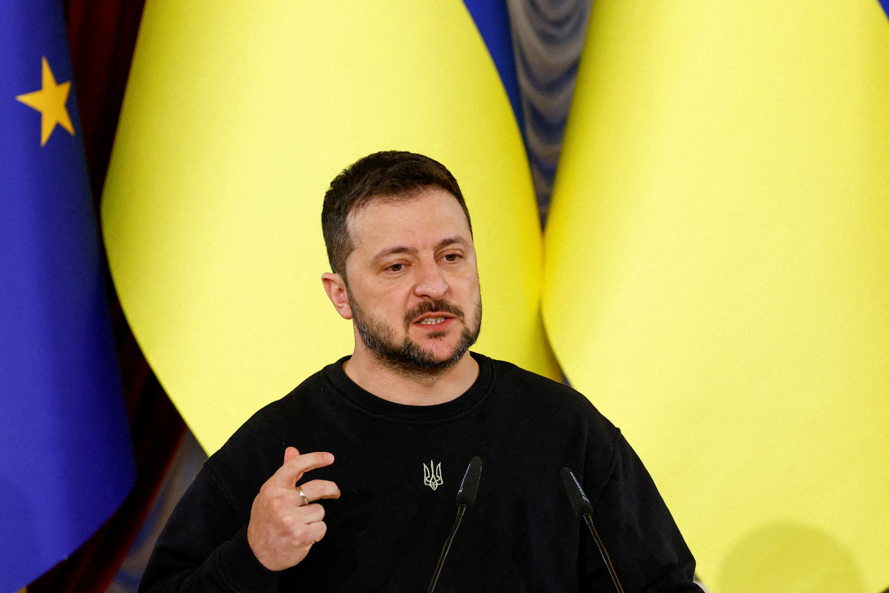 Volodímir Zelenski, presidente de Ucrania. Foto: Reuters