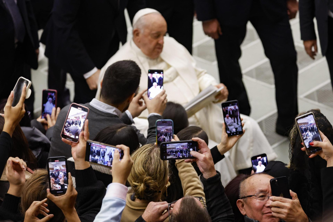 El Papa Francisco preside una Misa para la Santísima Virgen María de Guadalupe. EFE