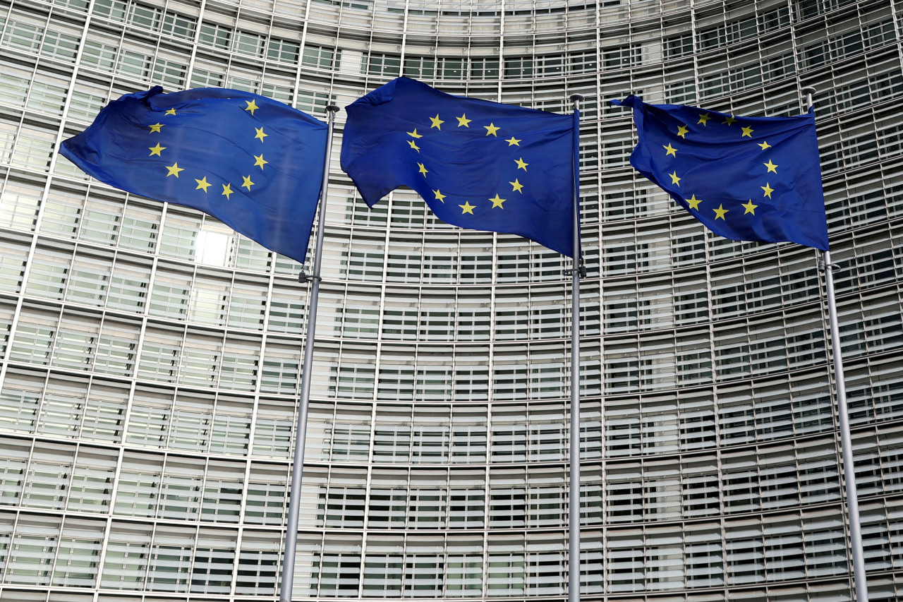 Banderas de la Unión Europea. Foto: Reuters