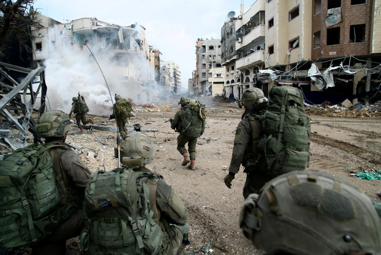 Soldados israelíes en la Franja de Gaza. Foto: Reuters