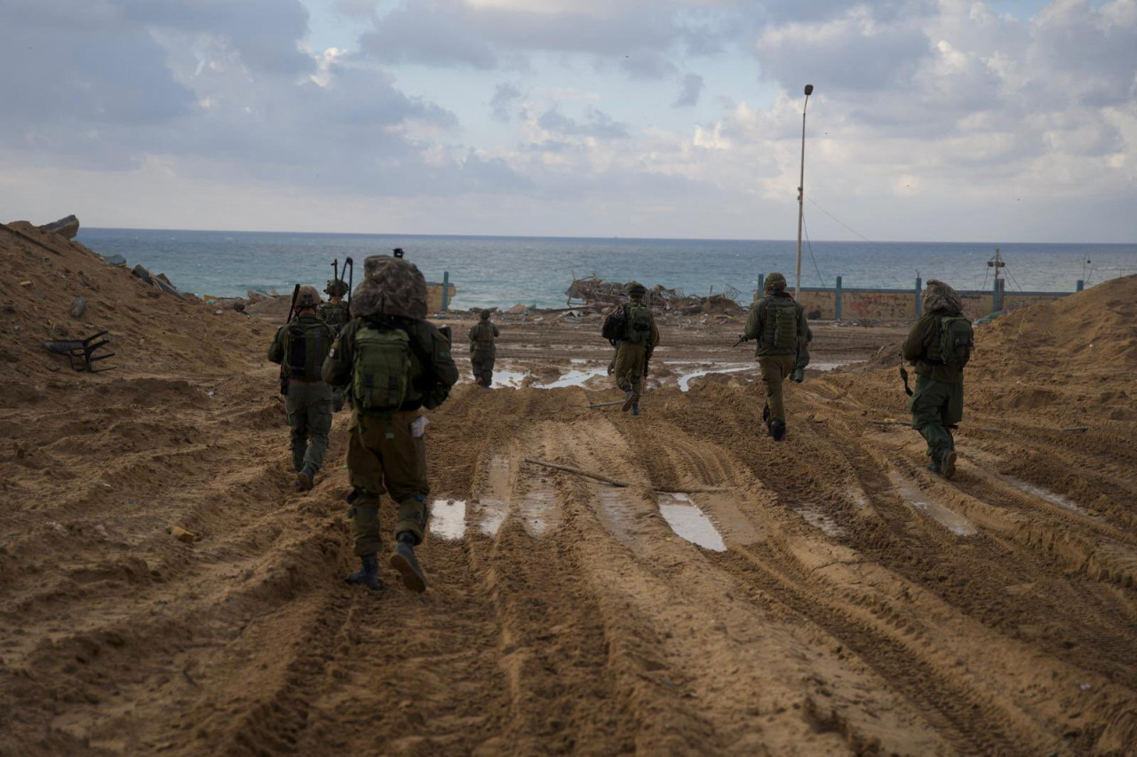 Soldados israelíes en la Franja de Gaza. Foto: Reuters