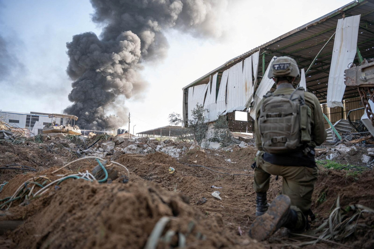 Ataque israelí en Gaza. Foto: Reuters.