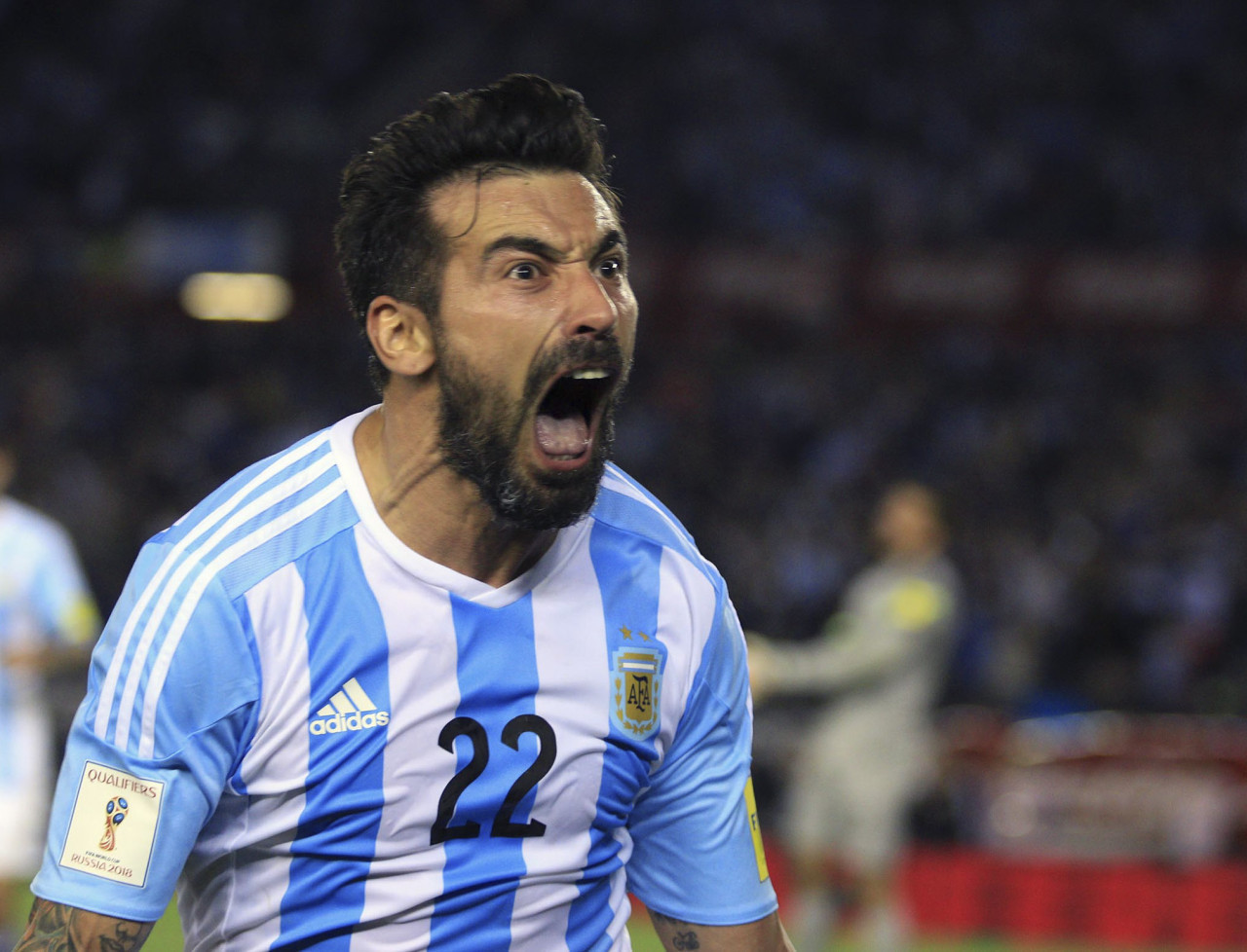 Ezequiel "Pocho" Lavezzi. Foto: NA