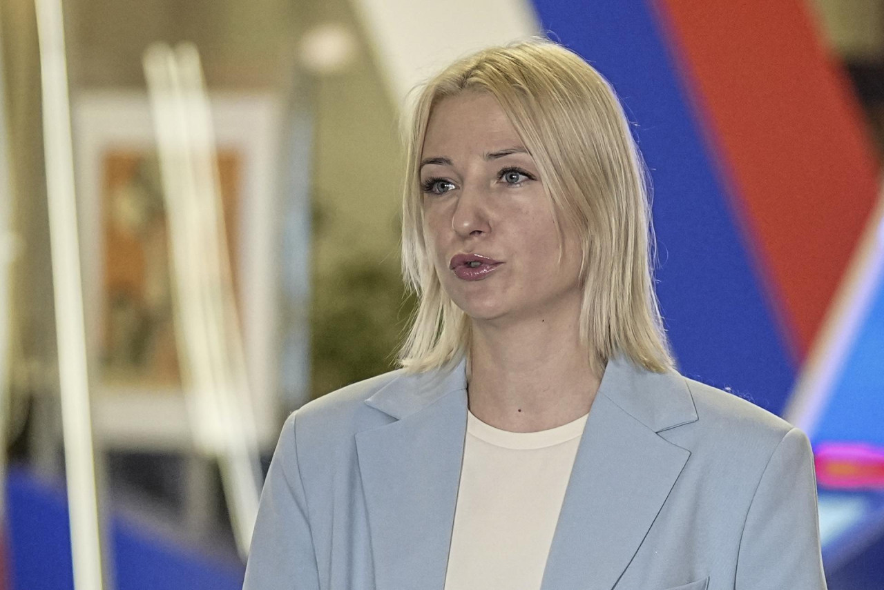 Ekaterina Duntsova, candidata a desafiar el poder de Putin. Foto: EFE.