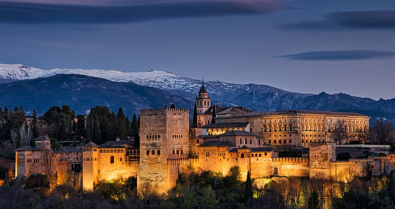 Alhambra, España. Foto Twitter @Sebastian023456.