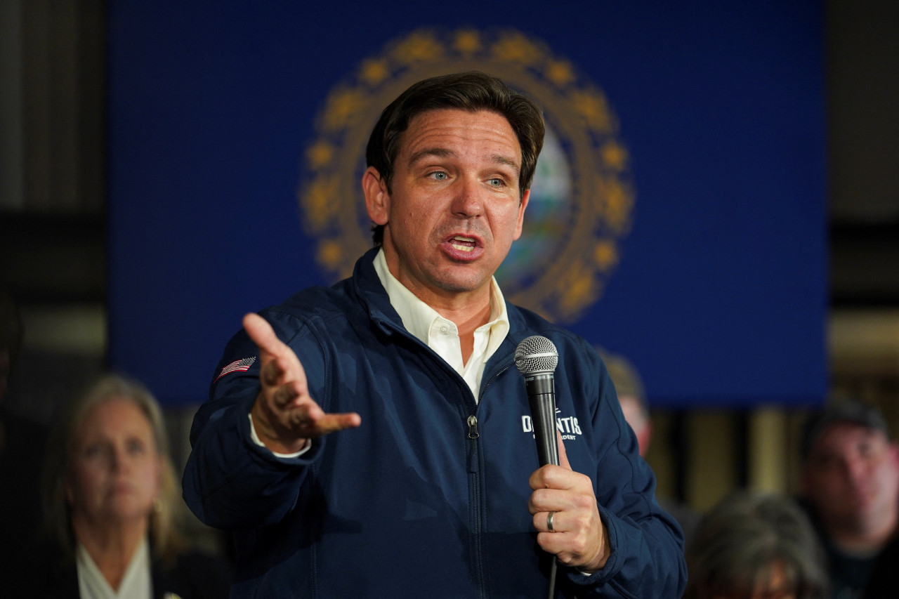 Ron De Santis, gobernador de Florida. Foto: REUTERS.