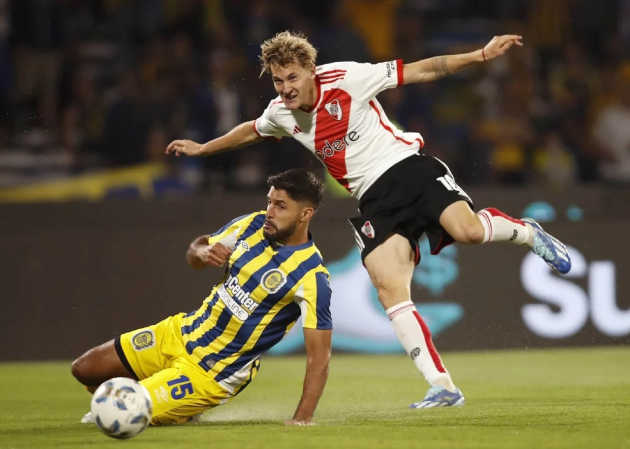 Facundo Colidio; River vs Rosario Central. Foto: NA