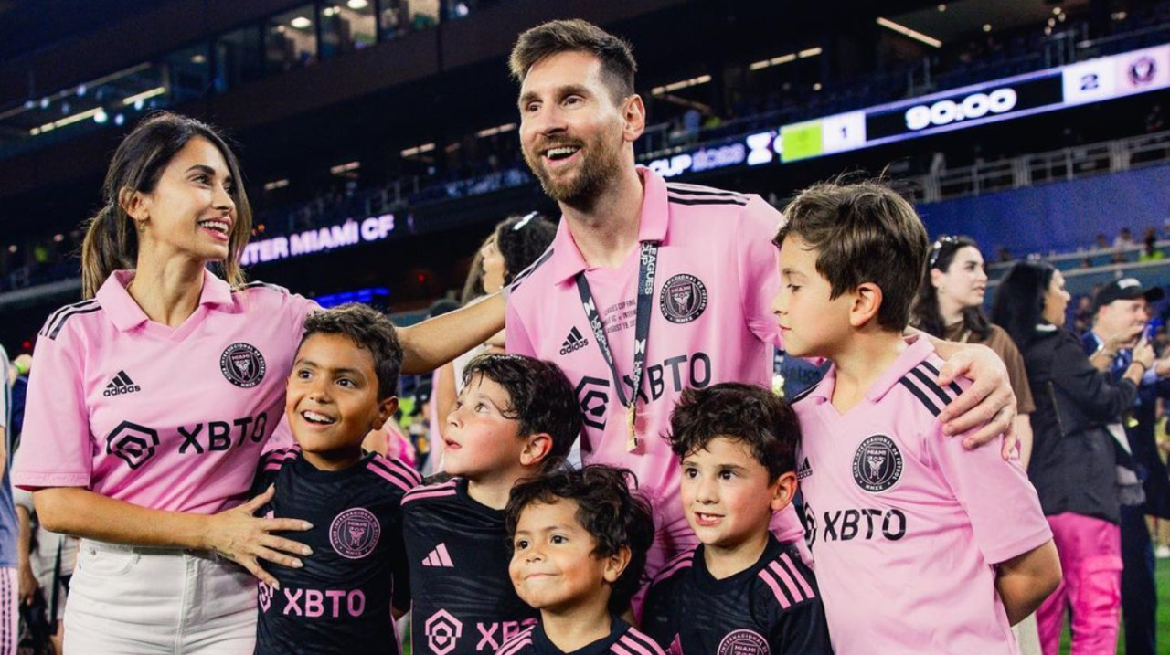 Familia Messi. Foto: NA