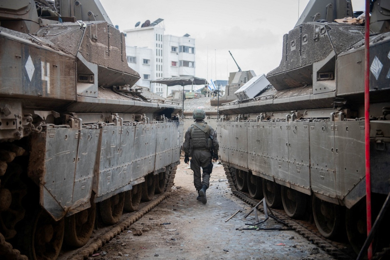 Soldado del Ejército de Israel en Gaza. Foto: Reuters.