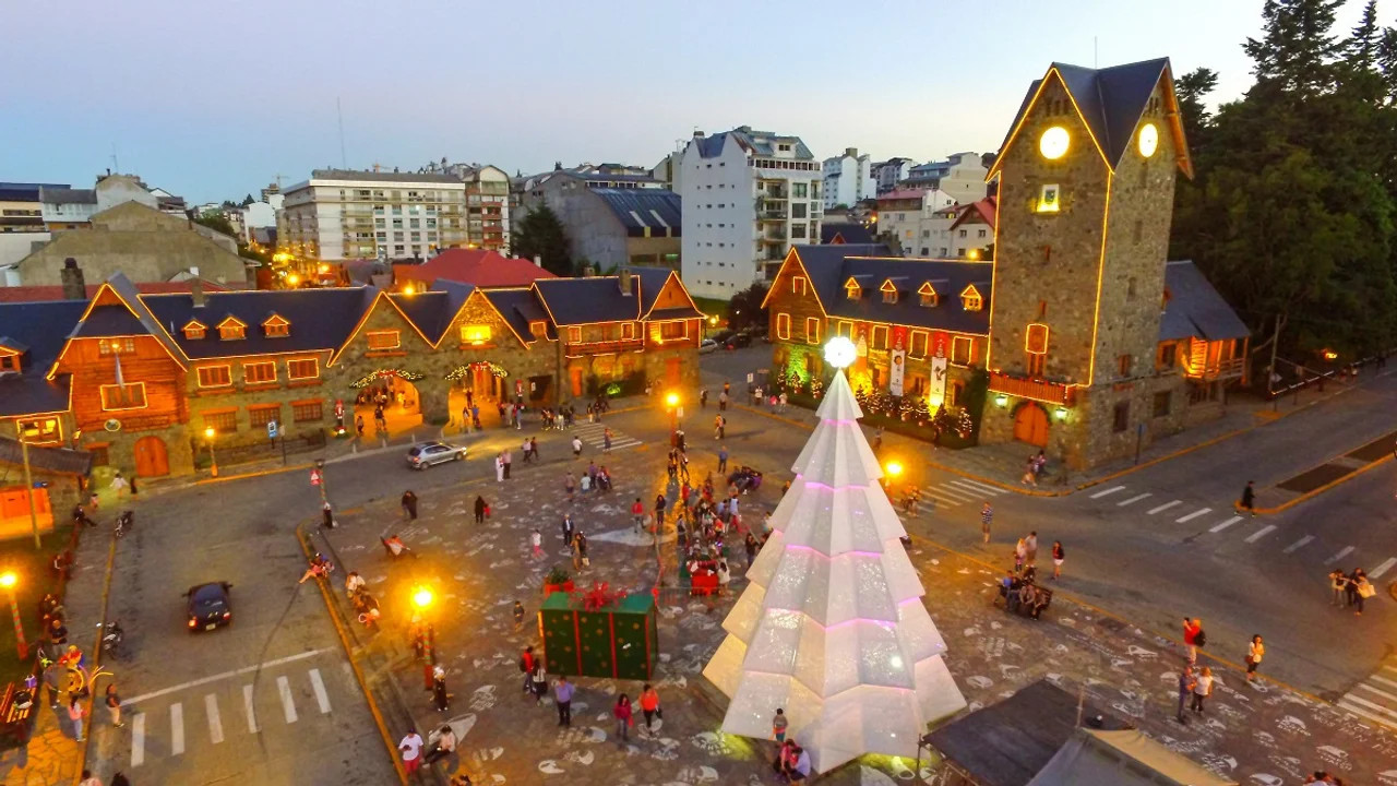 Navidad en Bariloche. Foto: NA.