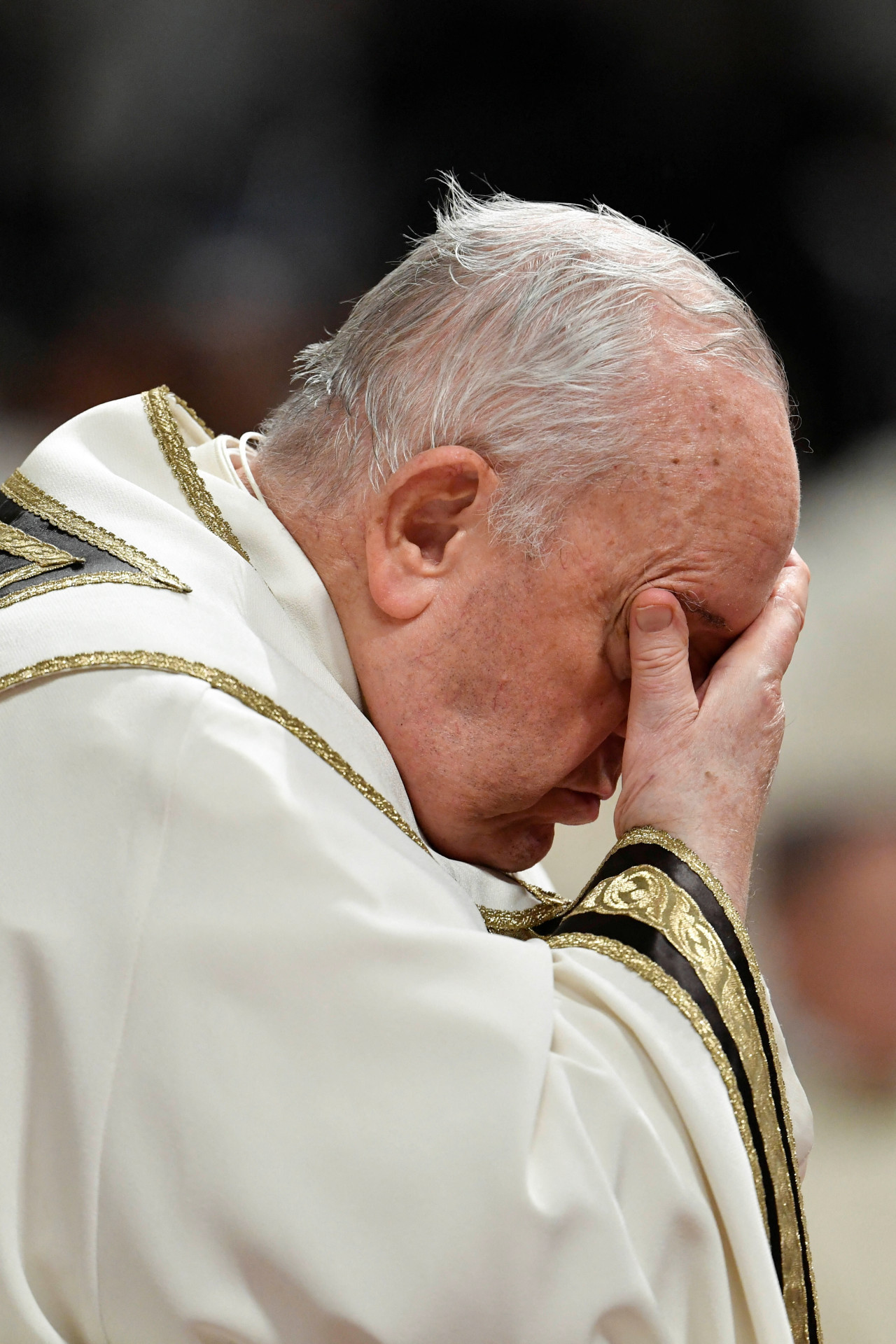 Misa de Nochebuena del papa Francisco. Foto: Reuters.