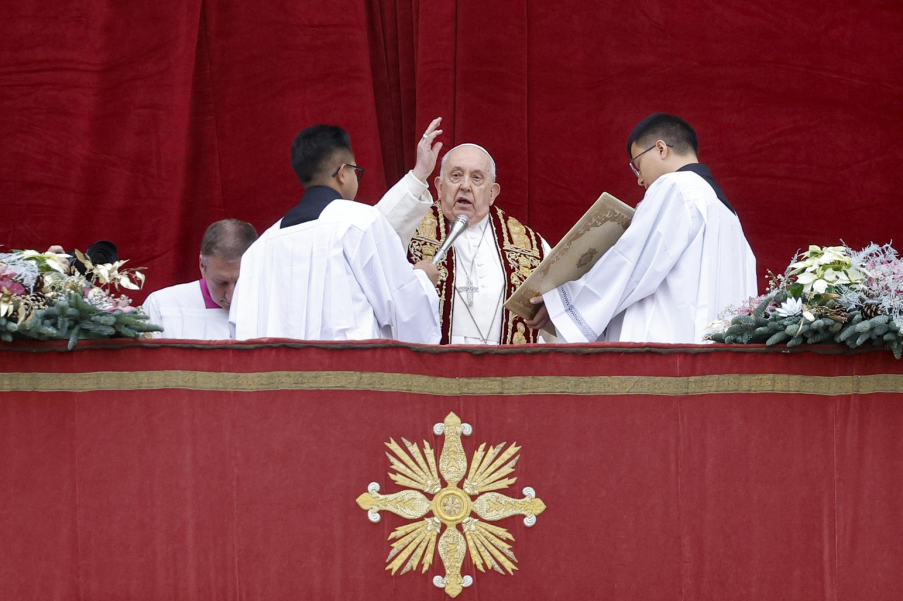 Papa Francisco, mensaje por Navidad. EFE