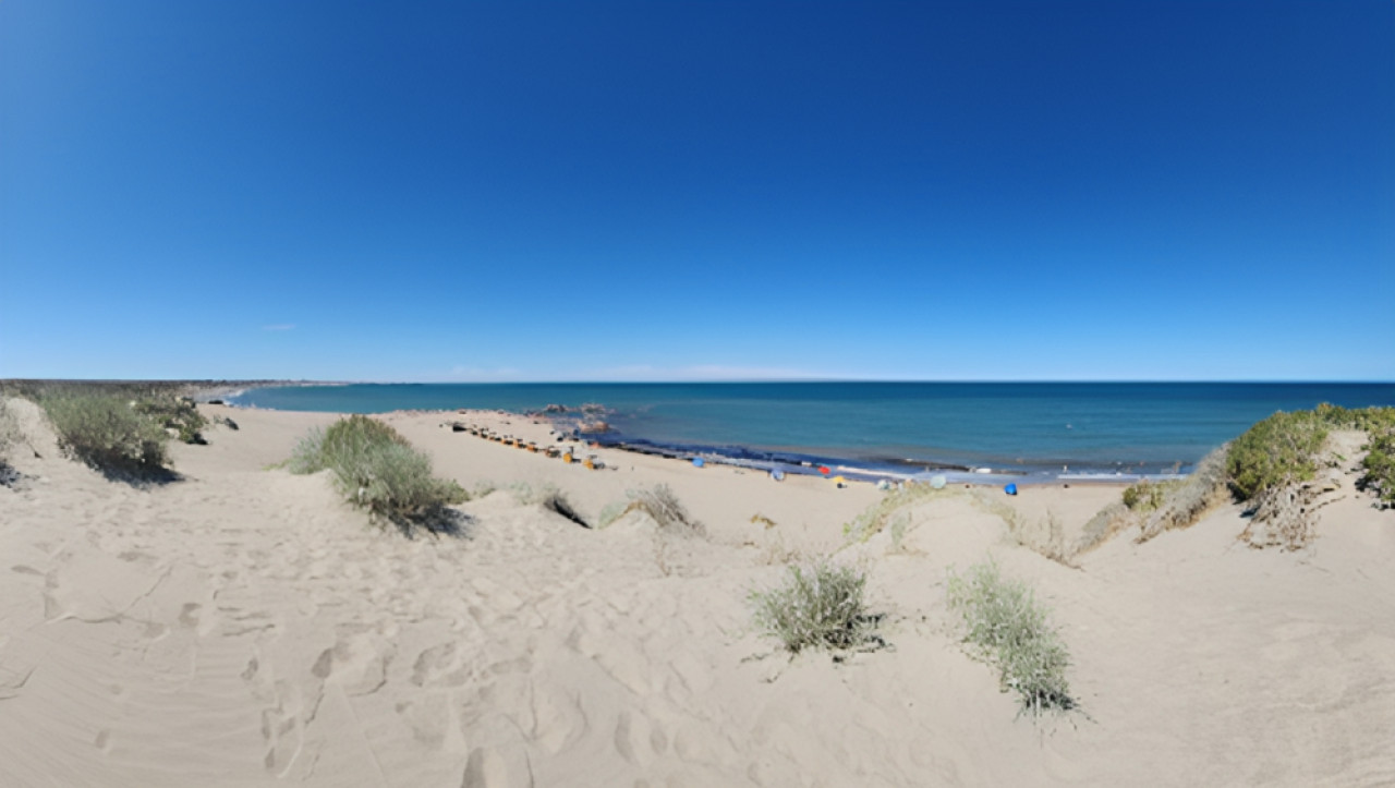 Playa Piedras Coloradas. Foto: Google Maps.