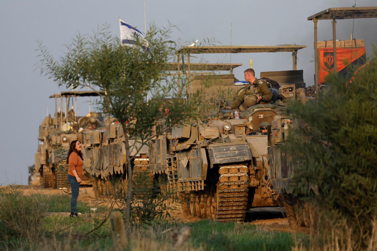 Ejército israelí en Gaza. Foto: Reuters.