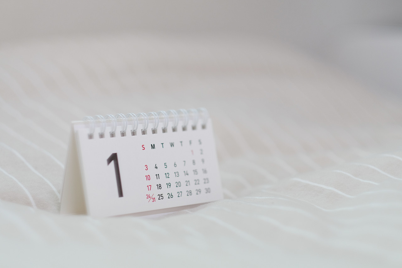 Calendario. Foto: Unsplash