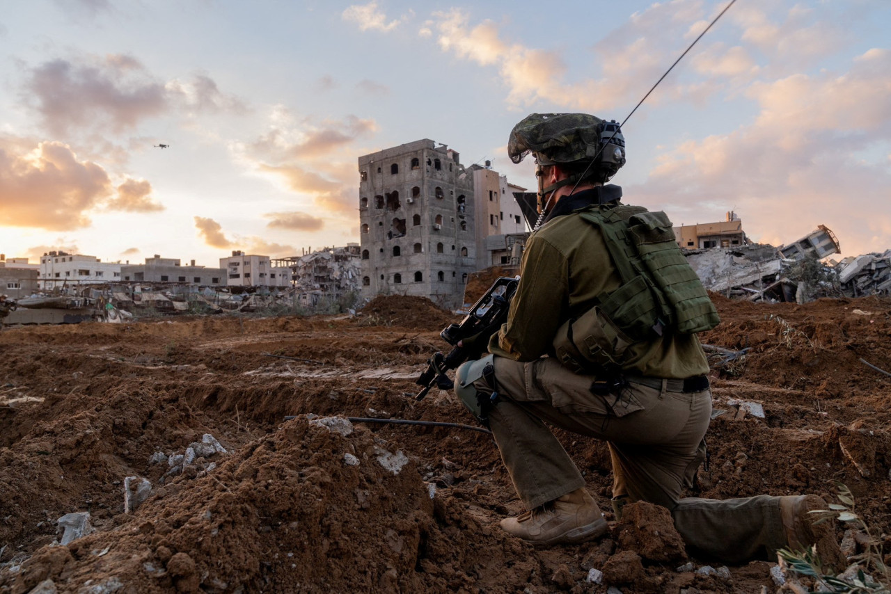 Ejército israelí en Gaza. Foto: Reuters.