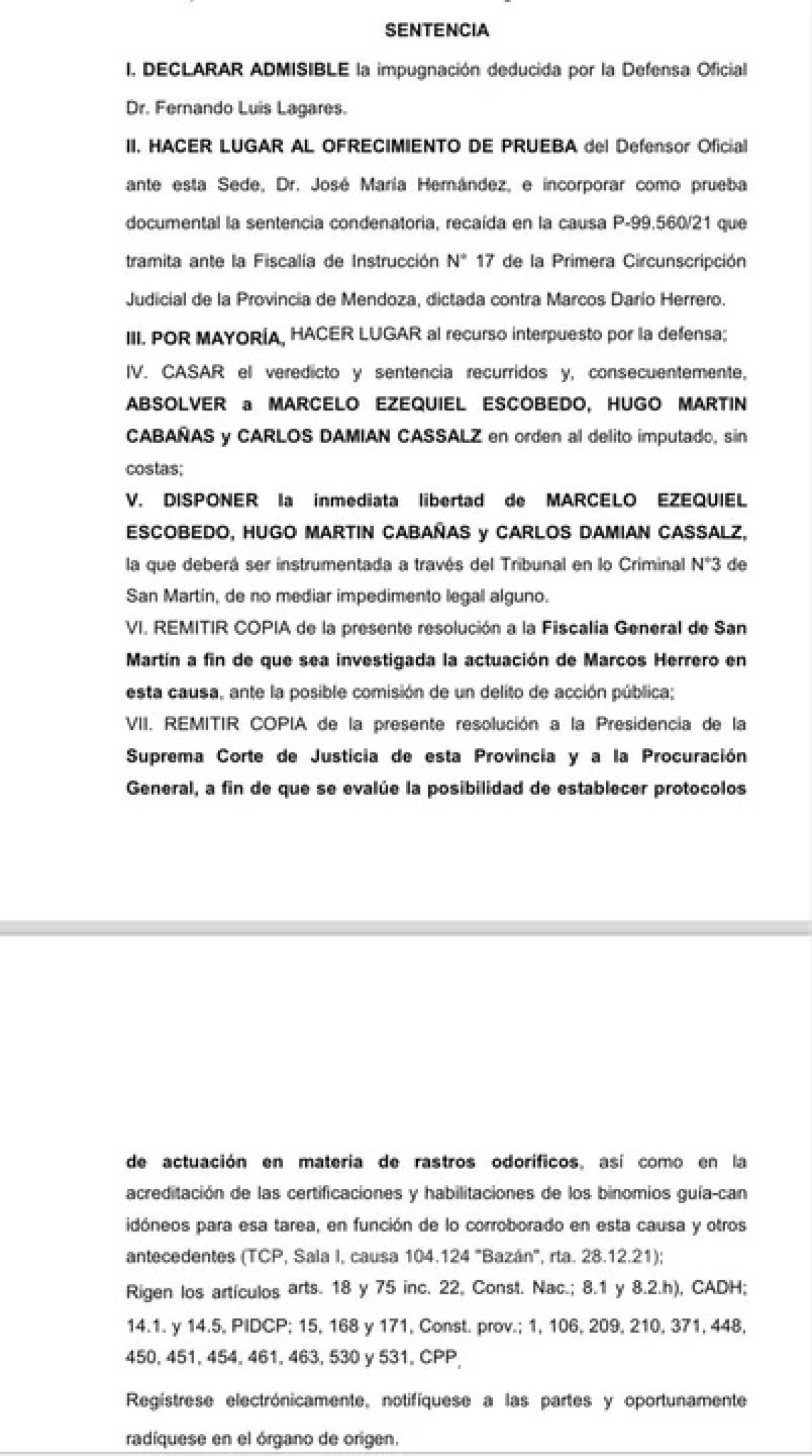 Fallo de la Justicia sobre el crimen de Araceli Fulles. Foto: NA.