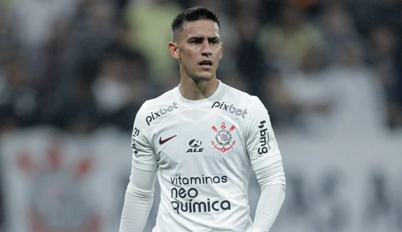 Matías Rojas en el Corinthians. Foto: NA.