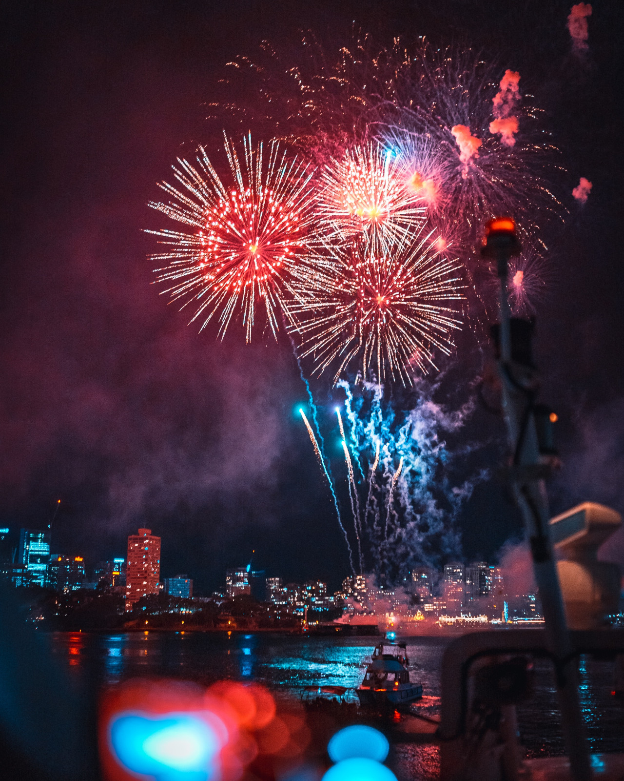 Año Nuevo, fuegos artificiales. Foto: Unsplash.