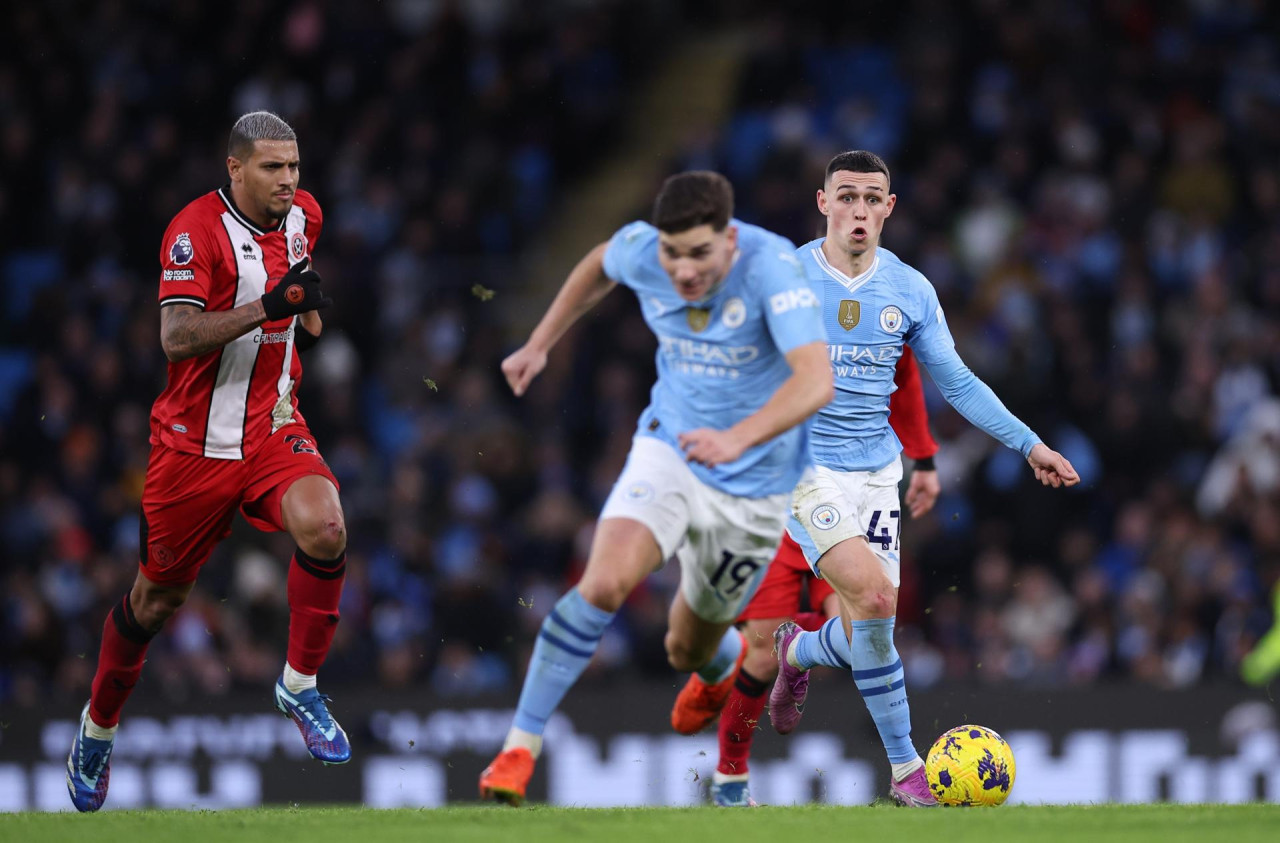 Julián Álvarez, Manchester City. Foto: EFE