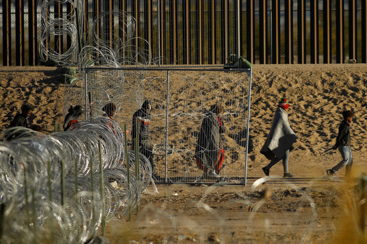 Crisis migratoria; frontera México-EEUU. Foto: Reuters