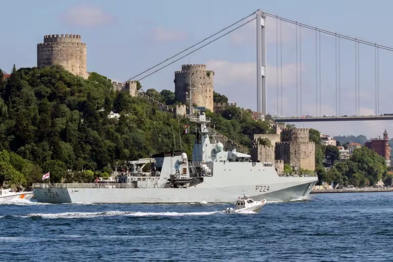 El buque británico HMS Trent. Foto: Reuters