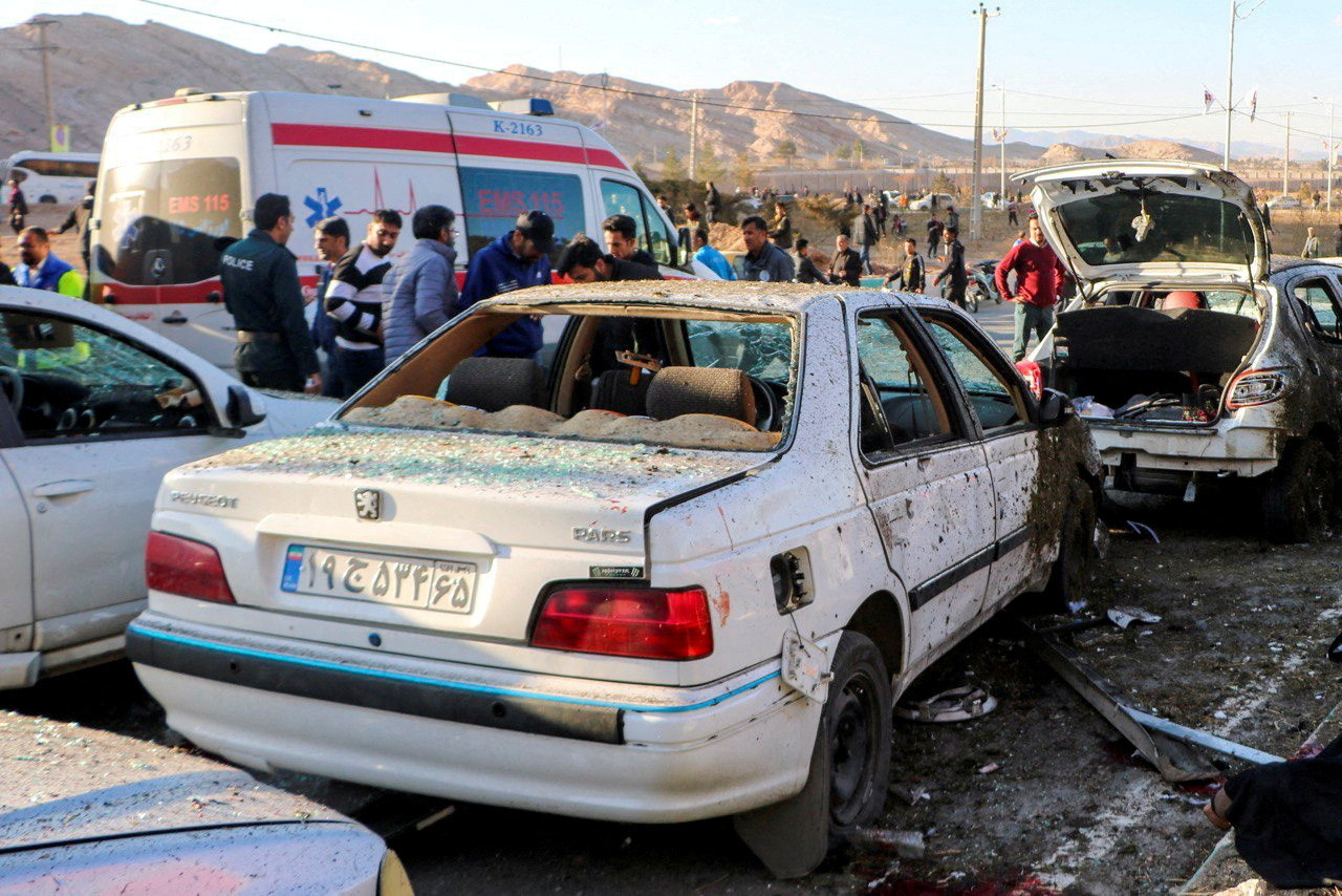 Daños en Irán tras ataque terrorista. Foto: EFE.