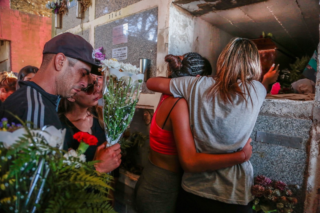 El último adiós a Tomás Tello. Foto: Télam.