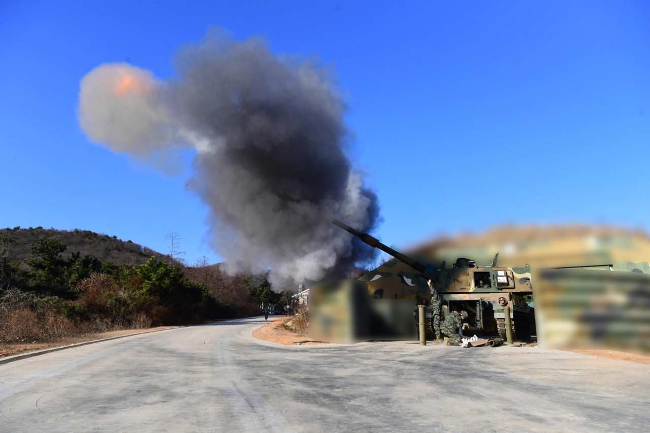 La respuesta de Corea del Sur contra Pionyang. Foto: EFE.