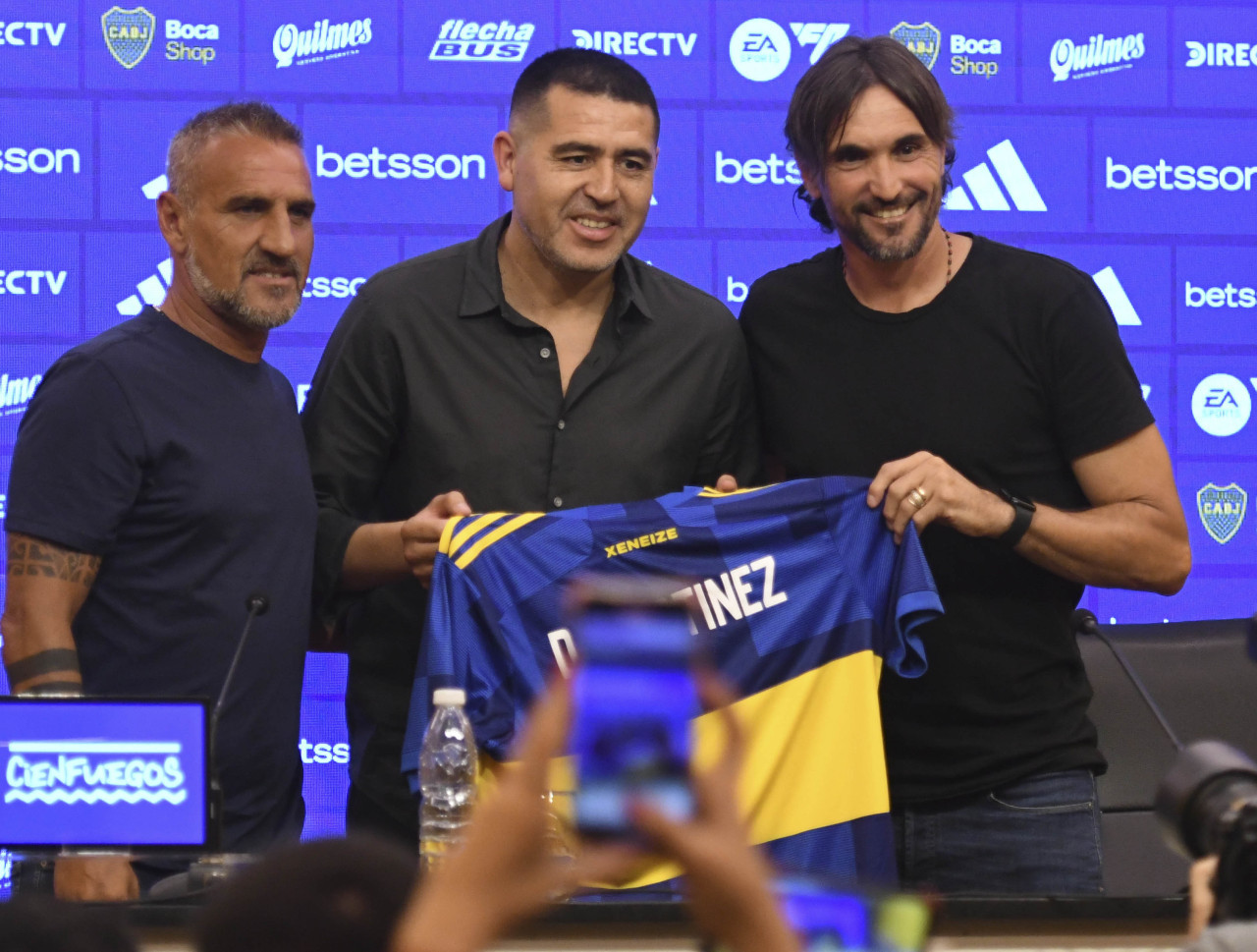 Diego Martínez, entrenador de Boca JuniorsBoca Juniors. Foto: Télam